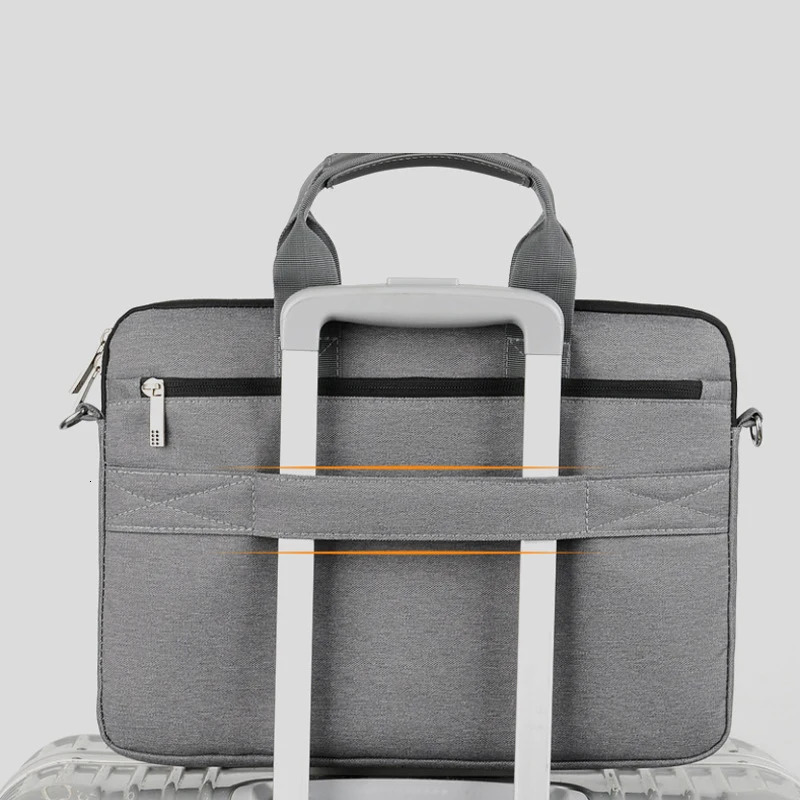 Laptop Bag For Macbook Air Pro 13 16 13.3 14 15.6 17.3 Inch Case Portable Shockproof Shoulder Bag Handbag Briefcase 250102