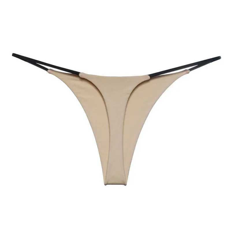 Seamless sexy underwear with low waist G-String womens fashionable solid color thong breathable thin comfortable underwear in black white and red W250