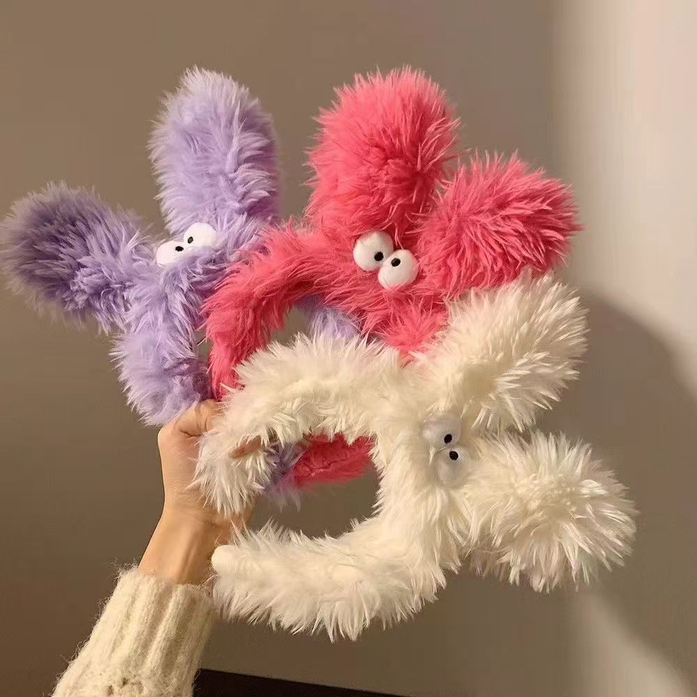 Face washing hair band female Korean fashion network red hair student sweet and cute makeup apply facial mask hair clip