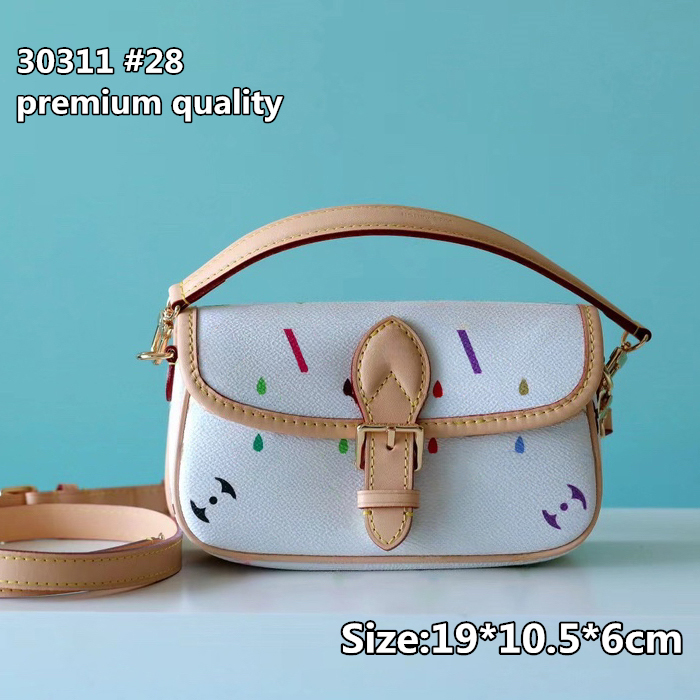 2025 Newest Shell Bags Pouches Fashion Handbags Lock Keys Real Leather Crossbody Bag Dusk Bags