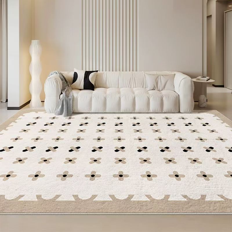 5139-54--PTX-Beige Striped Minimalist Rug Comfortable Large Area Living Room Rugs Refreshing Bedroom