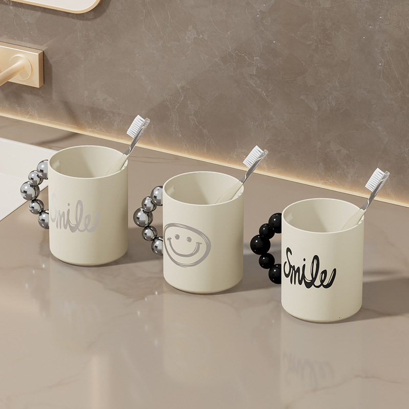 Home Plastic Toothbrush Cup Set for Couples and Family