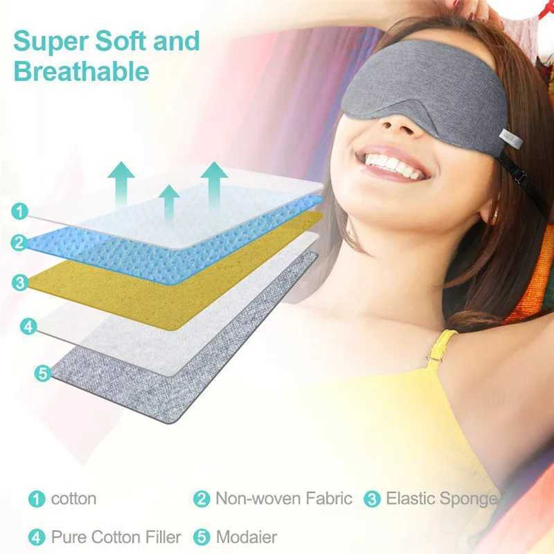 Mask Blindfold Eye Cover Women Men Soft Blindfold Travel Eyepatch Relieving Eye Fatigue Fast Sleep Eyeshade Eye Protection ToolsXJ250103