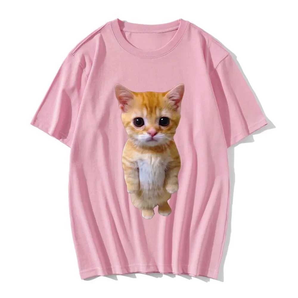 Men and Womens Funny Cat 3D Print Casual T-Shirt Summer Harajuku T Shirts Girl and Boy Fashion ClothesXJ240102