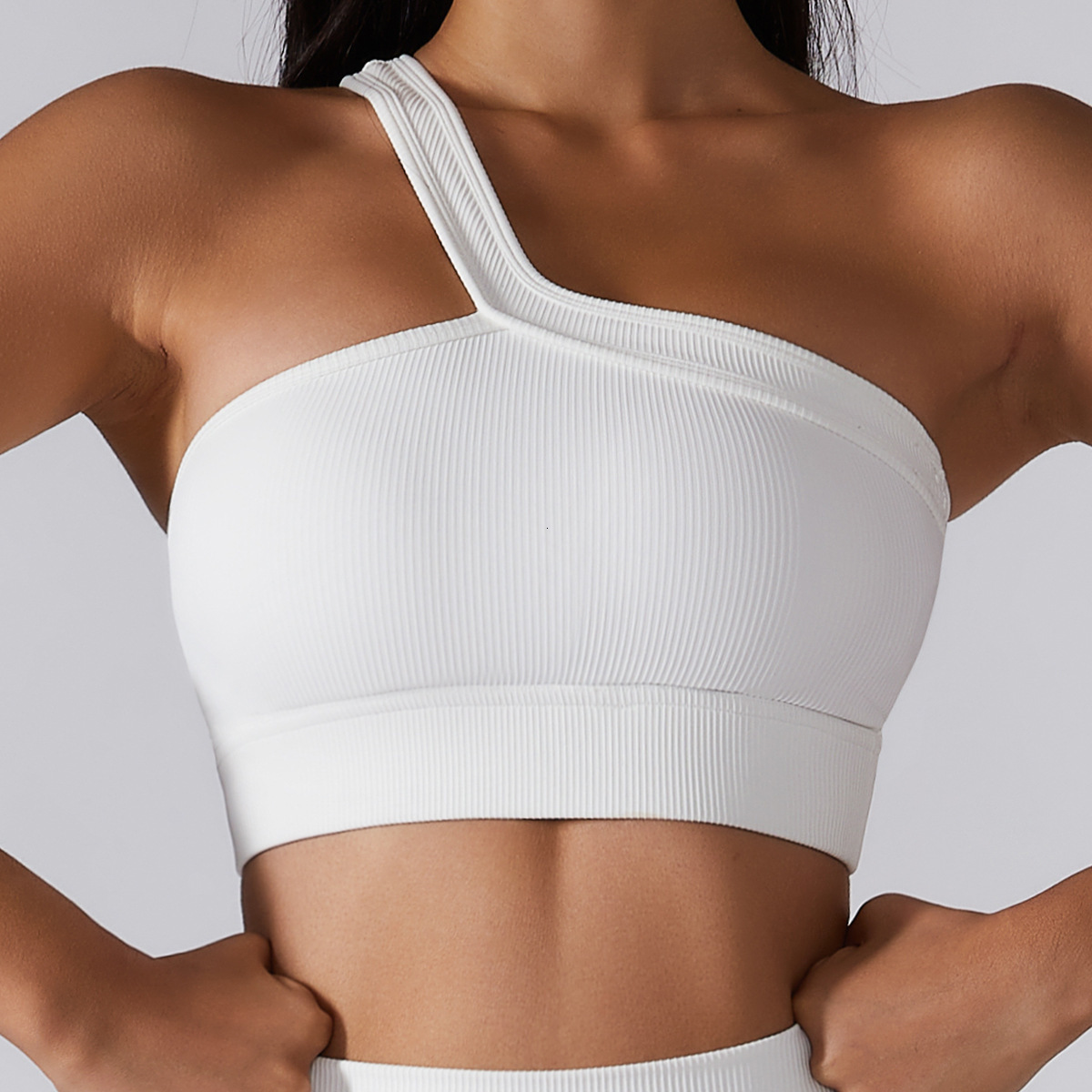Women Sexy Sports Fiess Yoga Beautiful Back Shockproof Running Bra Slng Shoulders Vest Workout Gym Tops