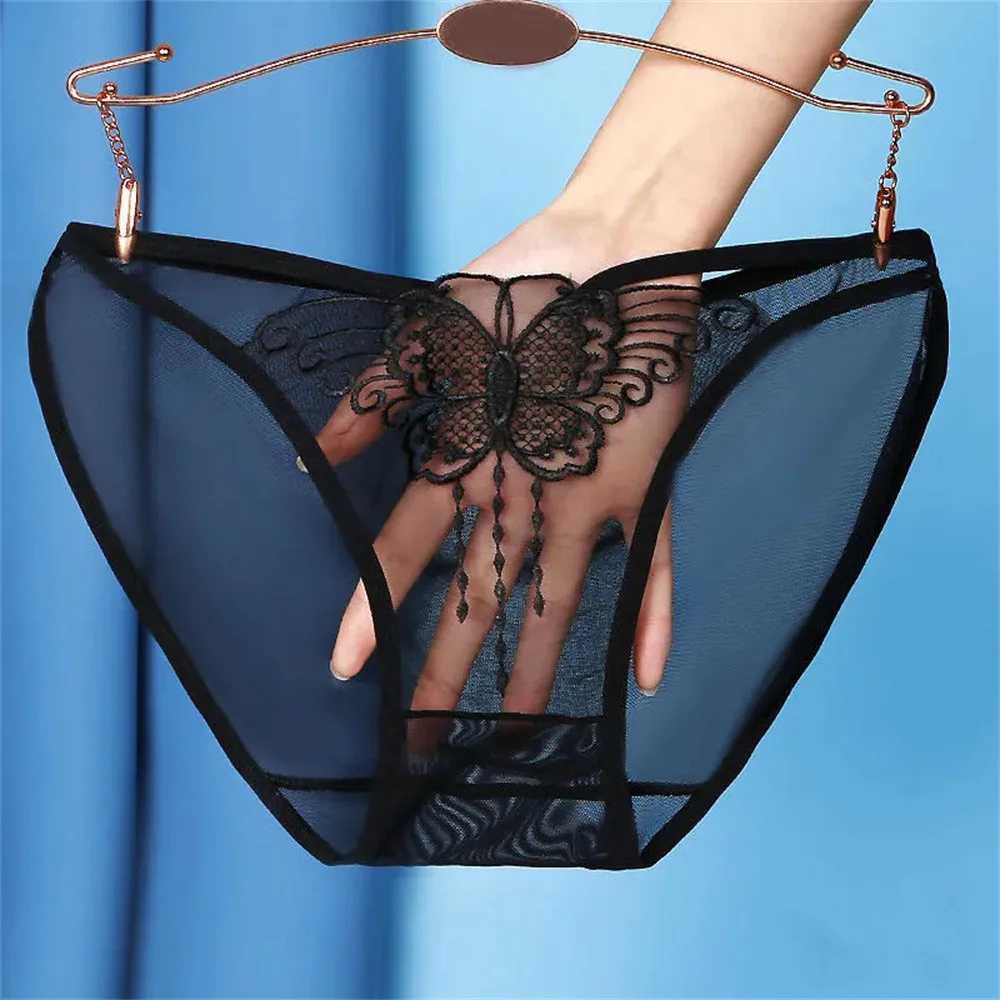 Fully Transparent Panties Women Sexy New 2024 New Hollow Butterfly Low-Rise Briefs Seamless Female LingerieXJ250103