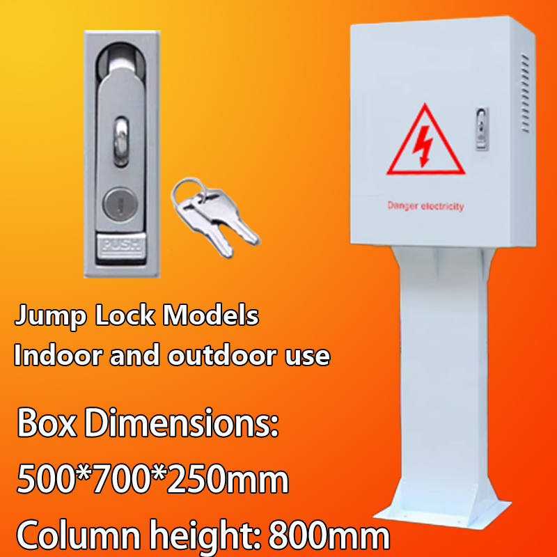 Thickened Outdoor Electrical Enclosure Box with Mounting Plate Weatherproof Anti-Rust and Anti-Corrosion
