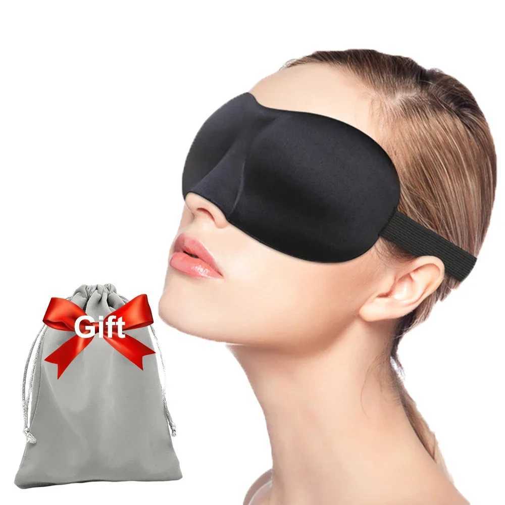 Eye Mask for Sleeping 3D Contoured Cup Blindfold Concave Molded Night Sleep Mask Block Out Light Women Men Travel Office HomeXJ250103