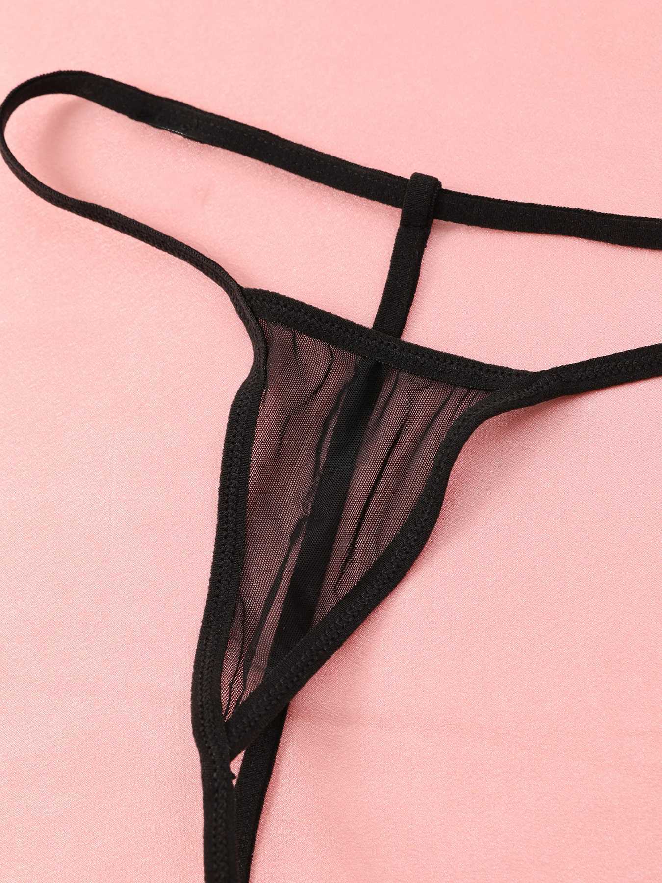 Womens sleepwear new lace sleepwear set suspender sleepwear sexy lingerie sleeveless exotic clothing Babydoll transparent dress W250103