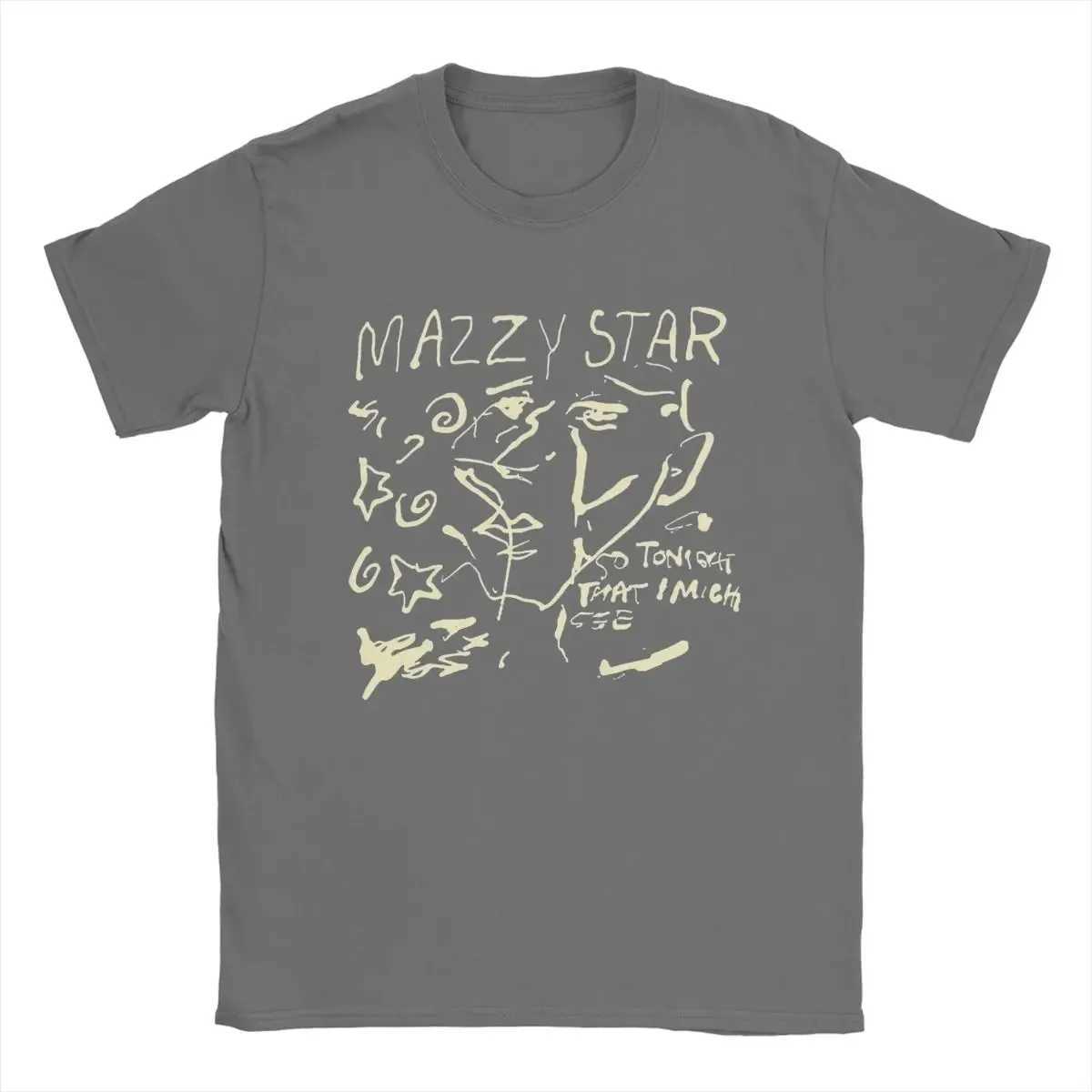 Men T-Shirt Mazzy Star Leisure Cotton Tee Shirt Short Sleeve Band Music T Shirts Crew Neck Clothes Classic T Shirt OversizedXJ240102