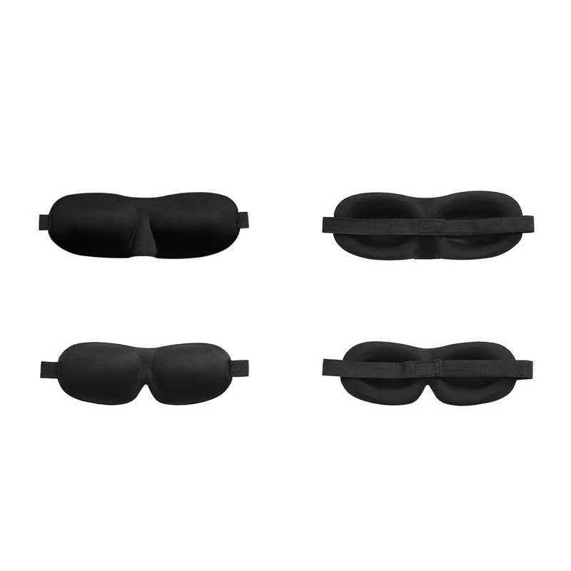 3D Shading Sleeping Eye Mask Block Out Light Eye Cover Soft Blackout Sleeping Aid Travel Eyeshade Blindfold Eyepatch SlaapmaskerXJ250103
