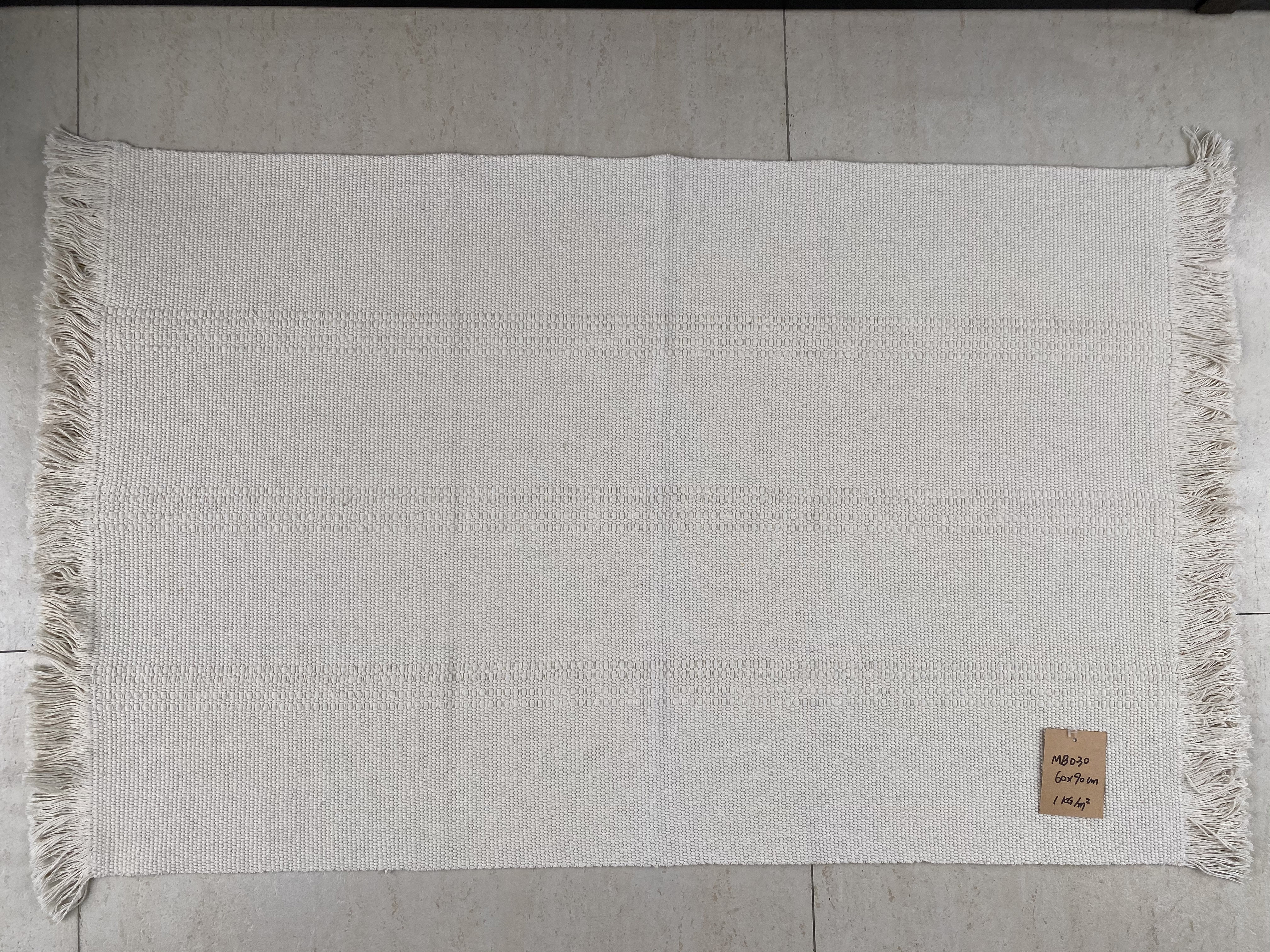Sophisticated Woven Cotton Rugs by Artisans - Perfect Fit for Everyday Comfort