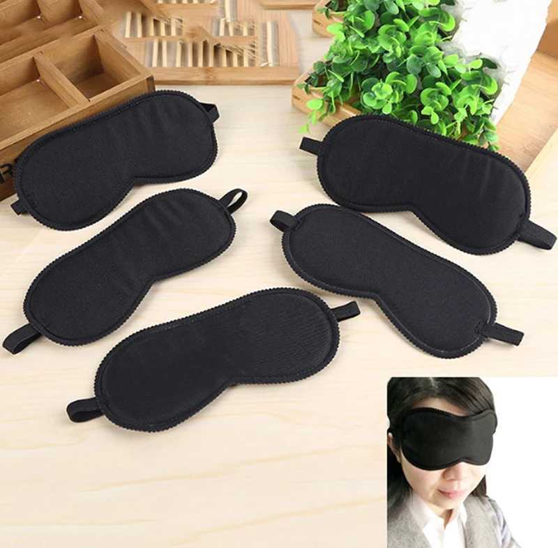 1PC Eye Masks Fast Sleeping Eye Mask Eyeshade Cover Shade Patch Unisex Soft Portable Blindfold Travel Sleepmasker BlackXJ250103
