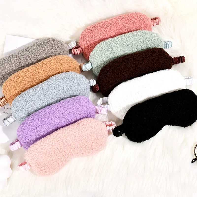 P Sleeping Eye Cover Sleep Night Mask Warm Cute Travel Relax Blindfold Block Light Eyeshade Health Sleeping Eye Care ToolsXJ250103