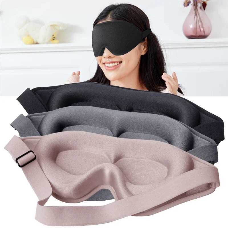 3D Sleep Eye Mask for Men and WomenBreathable Night Blindfold99% Light Blocking Sleeping MaskEye Cover Patch for Travel NapXJ250103