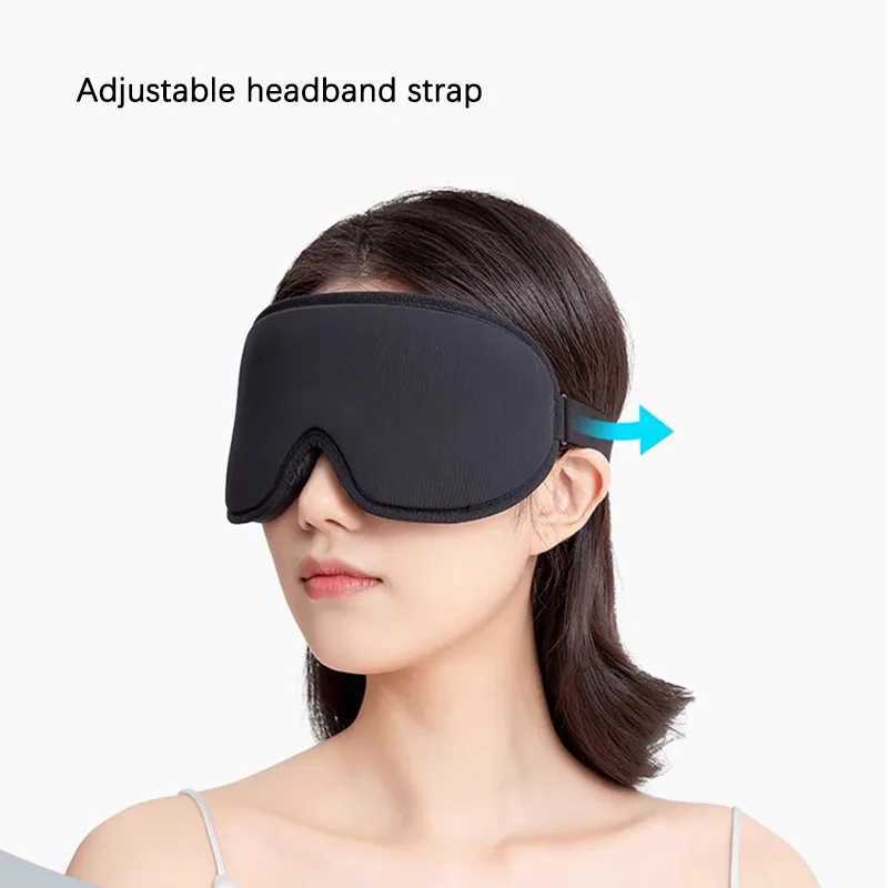 Sleeping Mask Soft Smooth Sleep Mask For Eyes Travel Shade Cover Rest Relax Sleeping Blindfold Eye Cover Sleeping AidXJ250103