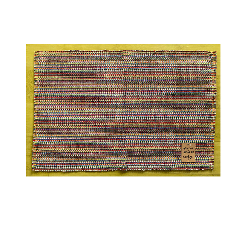 Colorful Crafted Woolen Floor Mats Soft Texture High-Absorption Design for Home Decor