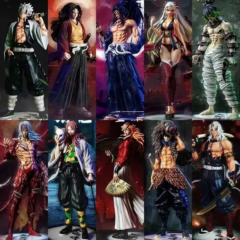 Anime Demon Slayer Figures Giyuutarou Daki Kokushibo Tsugikuni Yoriichi Douma Inosuke Kimetsu No Yaiba Action Figures Model ToysXJ250103