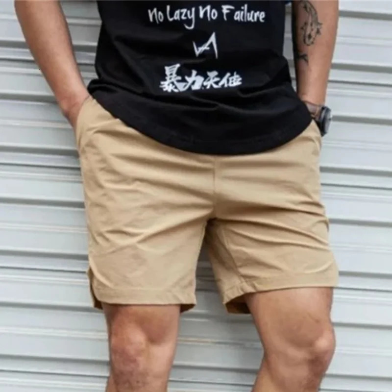 summer Men Shorts Light Weight Thin Short Pants Running Fitness gyms Quickdrying Drawstring sports 250103