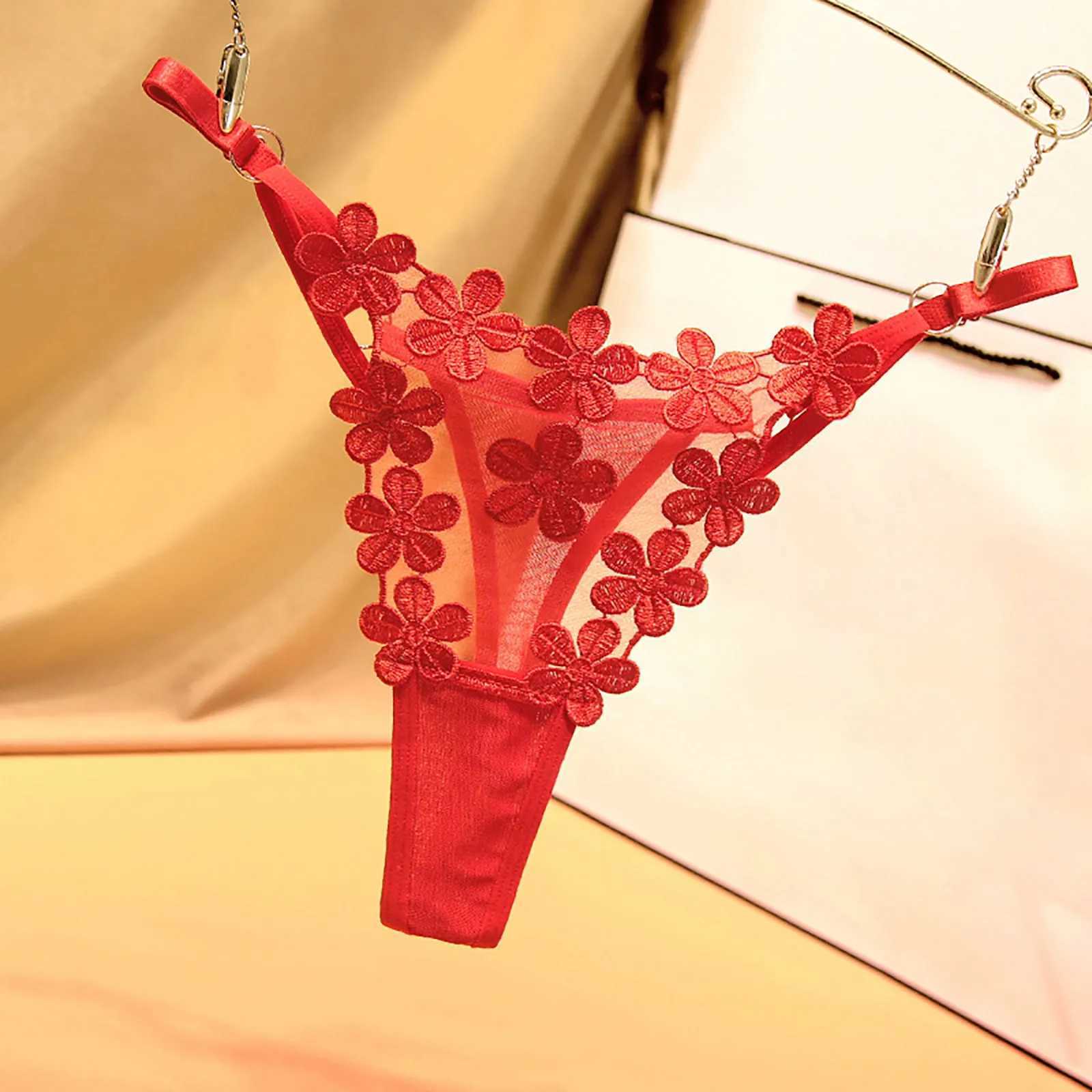 WomenS Panties Lingeries For Woman Female Underwear Flower Breathable Mesh Adjustable Belt Ladies Plus Size UnderwearXJ250103