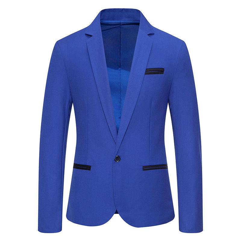 K707 Autumn Single-Breasted Casual Suit Jacket for Middle-Aged Men