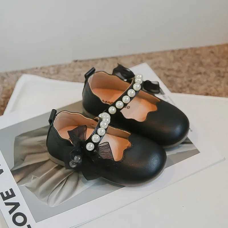 Girl Mary Janes Party Wedding Display Simple Korean Breathable Soft Platform Simple Childrens Casual Leather Shoes M250103