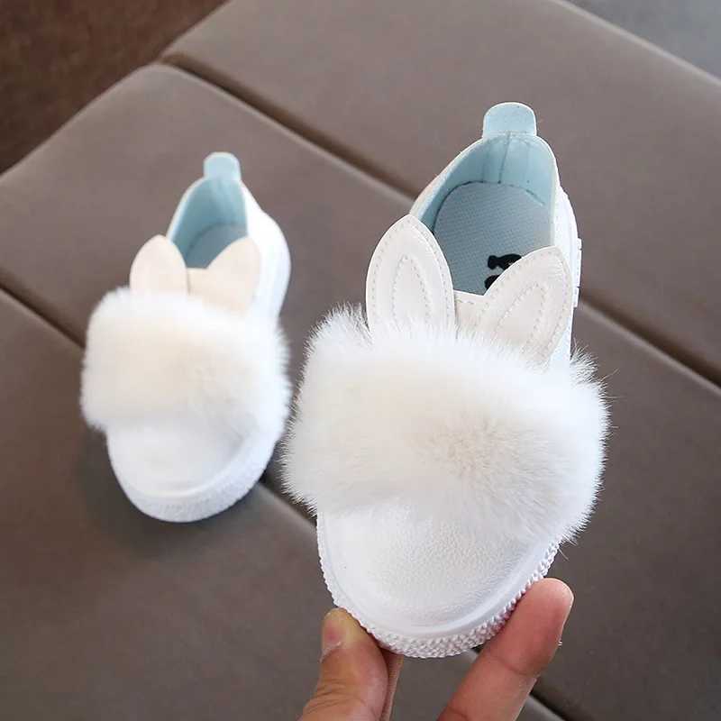 Childrens Shoes New Autumn Cute Rabbit Ears Baby Childrens Shoes Girl Princess Sports Casual Shoes Childrens Sports Shoes EU 21-30 M250103
