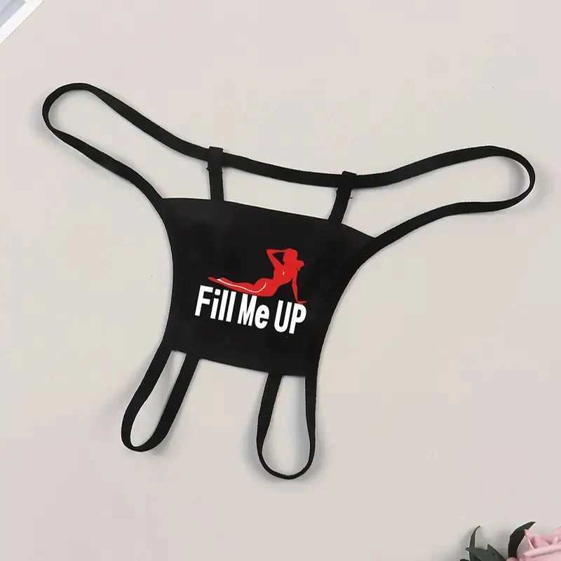 Hot selling womens sexy letter printed thong underwear open crotch underwear womens crotch underwear G-strings W250103
