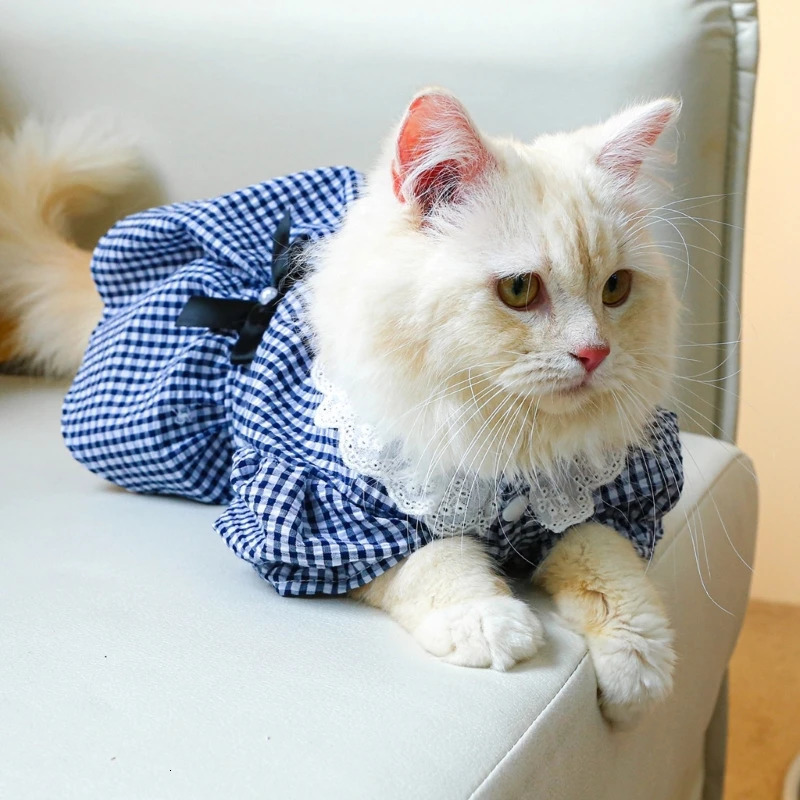 Dog Dresses For Small Dog Girl Dresses For Cat Plaid Dress For Dog Pet Dresses Puppies Dress Dog Skirt Puppies Skirt 250103