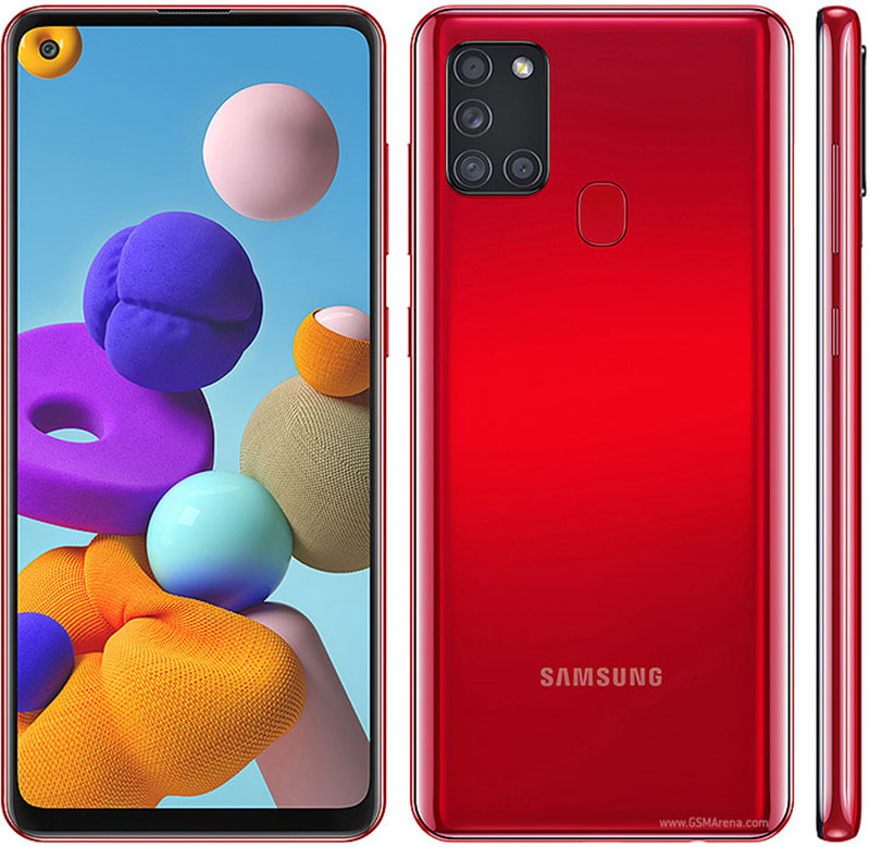 Samsung Galaxy A21s Unlocked Android Smartphone - Refurbished, 2GB RAM & 32GB Storage, Sealed Box Accessories Included