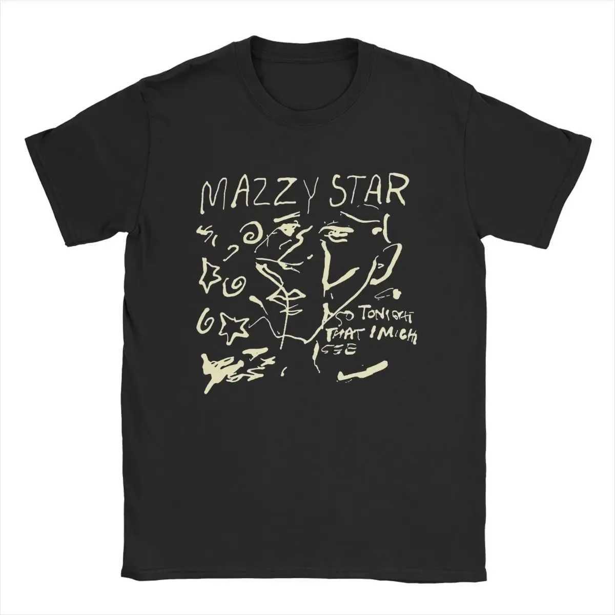 Men T-Shirt Mazzy Star Leisure Cotton Tee Shirt Short Sleeve Band Music T Shirts Crew Neck Clothes Classic T Shirt OversizedXJ240102