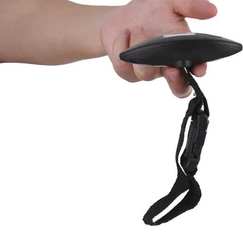 1Pc 40kg/100g LCD digital electronic luggage scale portable luggage scale handheld travel bag weighing fish hook hanging scale W250103