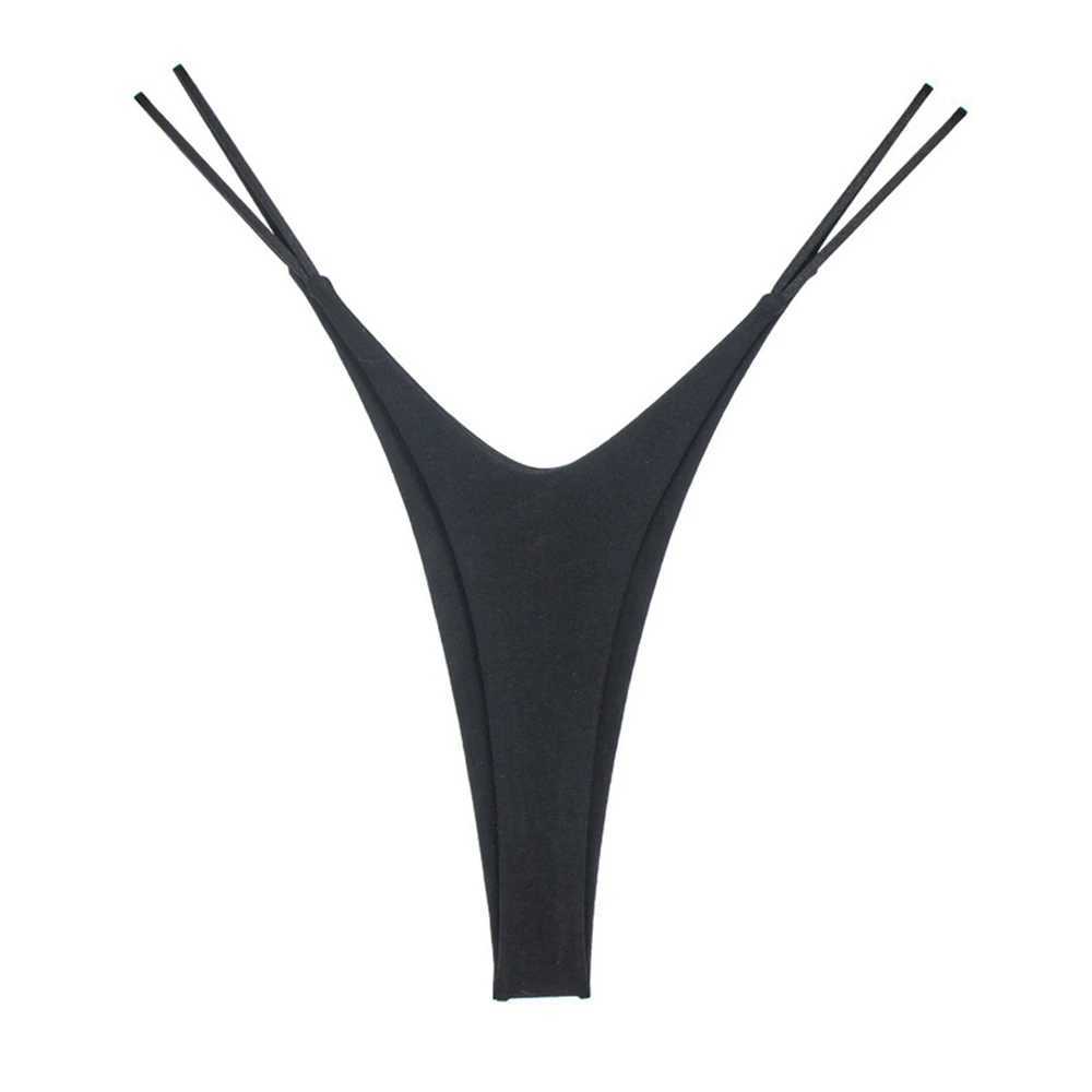 Funny Slim Thong Comfortable Hem Fashion Striped Thong Solid Color Thong Sexy Pronged Thong Pearl Pendant Lace Embroidery ThongXJ250103