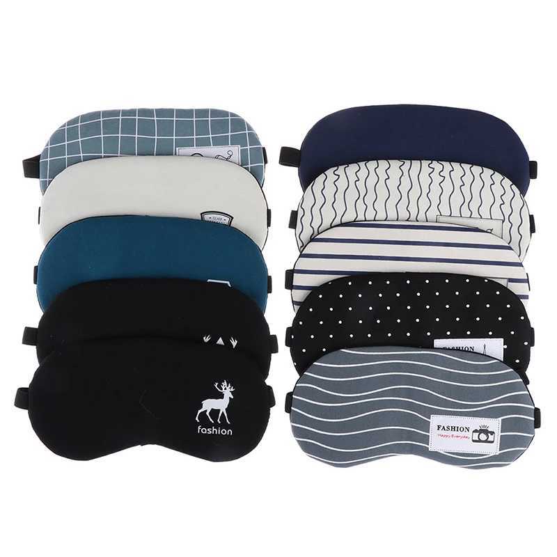 1PCS Soft Sleep Mask Eyeshade Cover Eye Mask Natural Sleeping Soft Blindfold Eyepatch Sleep Eyeshade Eye Cover HotXJ250103