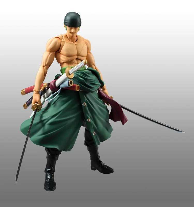Anime One Piece 18cm BJD Roronoa Zoro Joints Moveable PVC Action Figure Collection Model ToysXJ250103