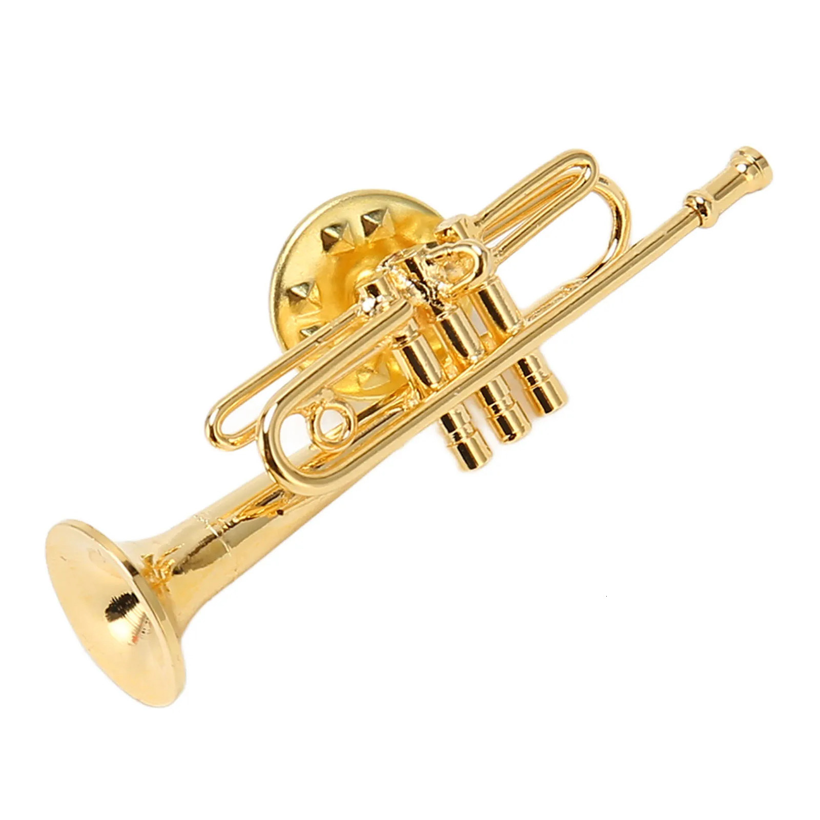 Musical Instrument Brooch Trumpet Brooch Brass for Concert for Music Lover 250103