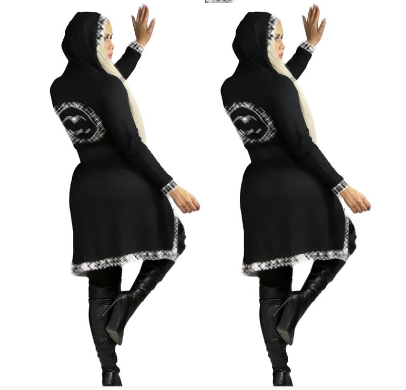 Women Sweater Designer Woolen Sweaters Long Knit Cardigan Women Casual Hooded Cardigans Coat Free Ship