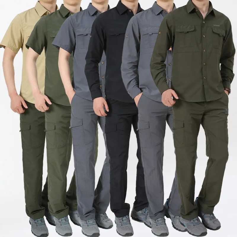 High quality mens shirt quick drying oversized shirt breathable thin casual shirt mens clothing fishing and camping shirt W250103