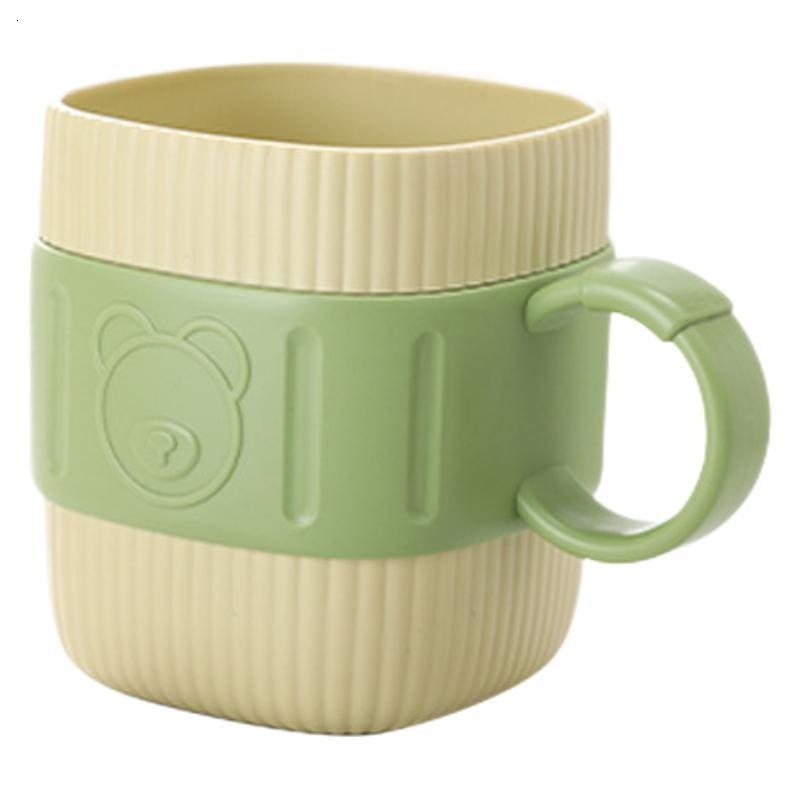 Minimalist Plastic Hygiene Cup Set for Home and Student Use