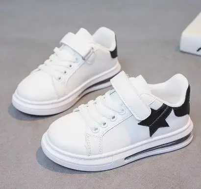 Childrens shoes girls spring and autumn casual soft sole boys star shoes breathable cotton material low cut sports shoes M250103