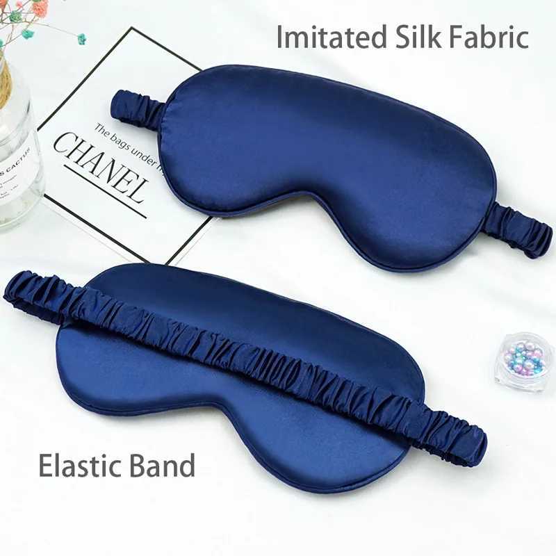 Eye Mask For Sleeping Silk Cover with Elastic Strap Effective Shading Blindfold for Women Men Travel Eyepatch Relax EyeshadeXJ250103