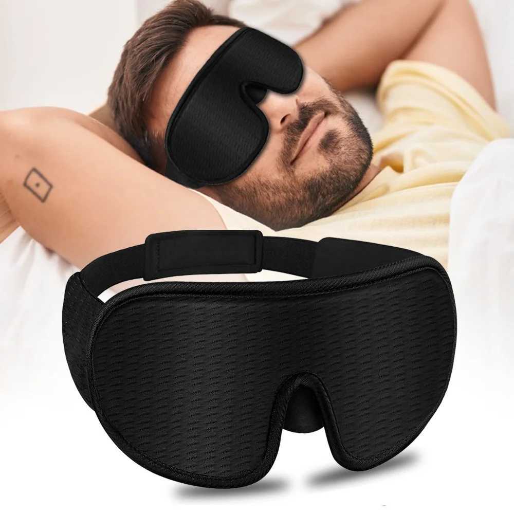 3D Sleeping Mask 100% Blockout Sleep Masks for Women Menwith Adjustable Strap Soft Comfortable Travel Eyeshade SlaapmaskerXJ250103