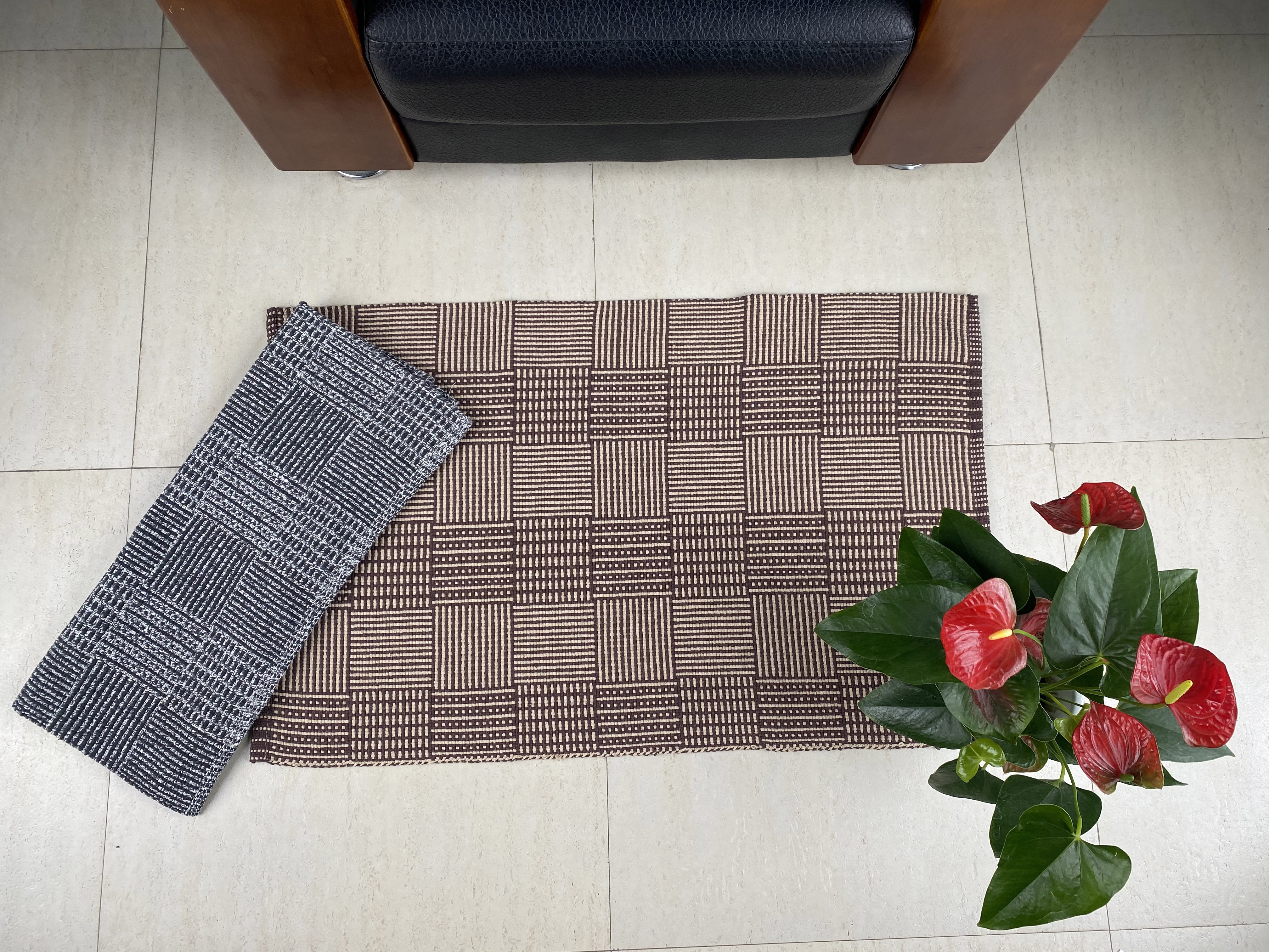 Brightly Colored Cotton Rugs Featuring Strong Weave for Long-Lasting Use