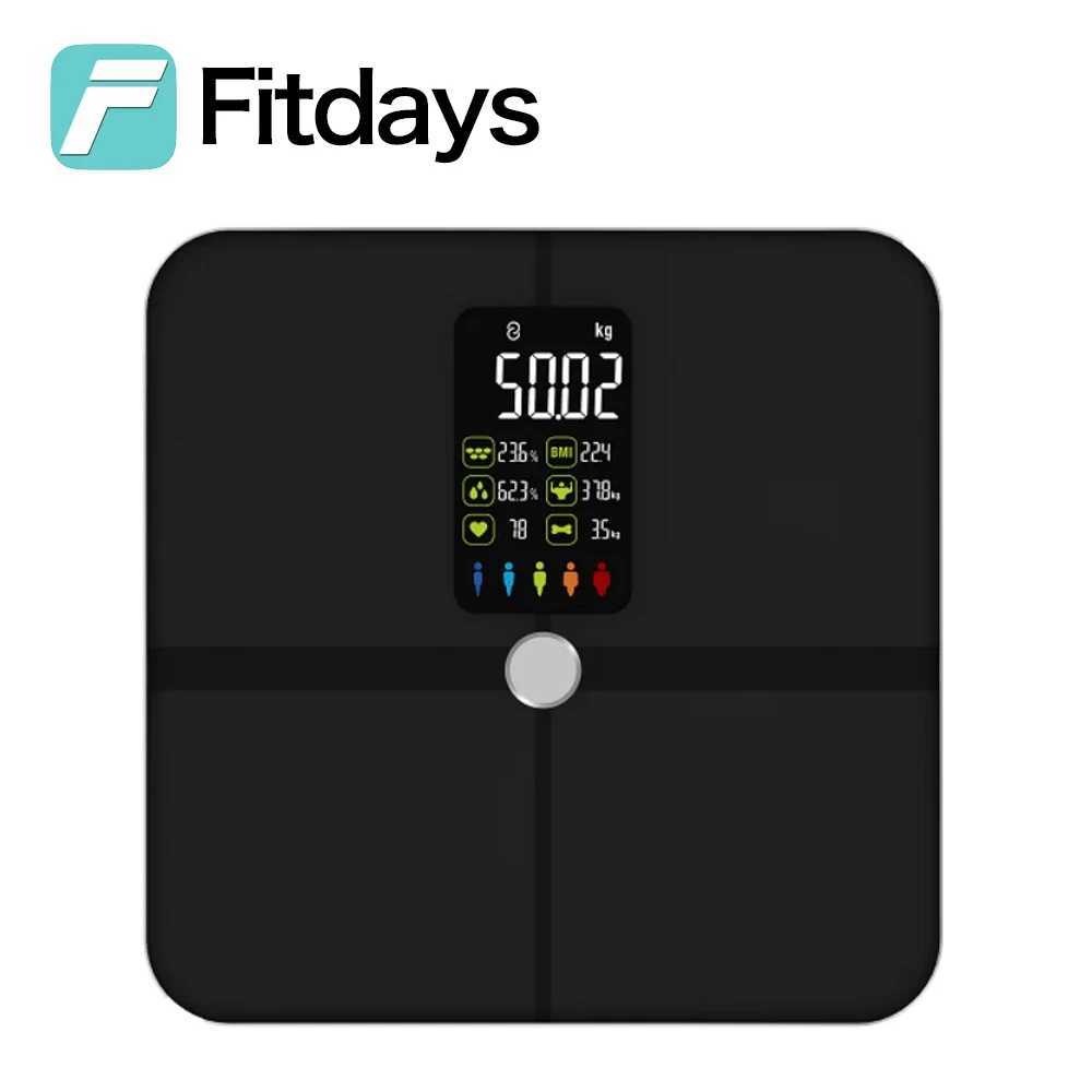 Fitdays digital weight scale intelligent weight scale 14 core body data home bathroom scale W250103