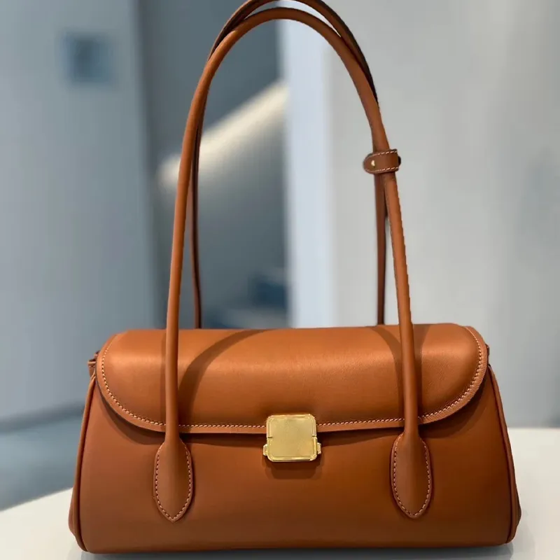 10A Retro Mirror Quality Designer bag Vintage Baguette bag with long handle Handbag Hobo Soft Shoulder Leather for Women Holiday Underarm Bag wih box