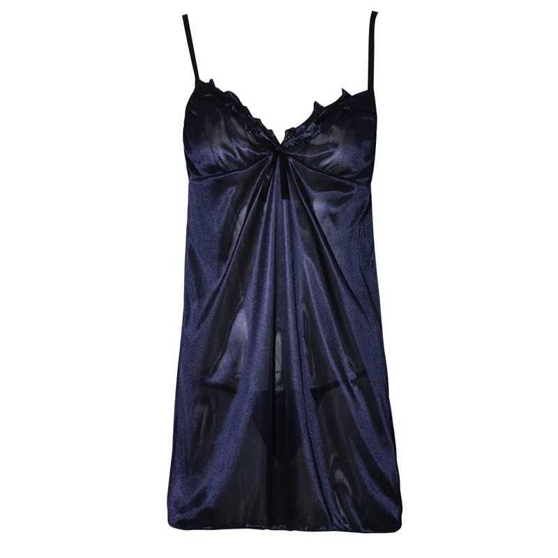 Womens Strap Lace Pajamas Womens Sexy V-neck Evening Dress Womens Strap Lace Cutting Silk Comfortable Pajamas W250103