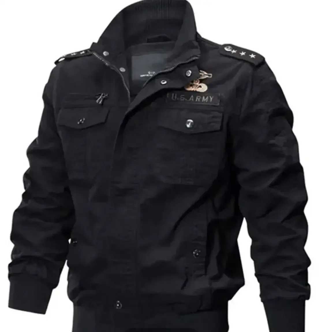 Mens winter jacket thick hot jacket casual winter jacket high-quality mens multi pocket work jacket and jacket W250103