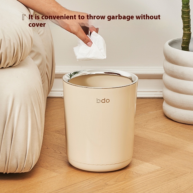 High-End Sealed Press Open Trash Can for Home Use