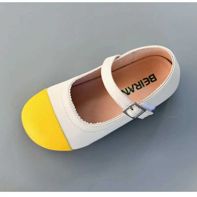 Spring Cowboy Baby Apartment Summer Leather Mixed Color Childrens Casual Shoes Soft Childrens Ballet Shoes M250103