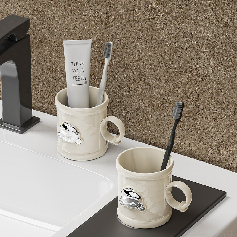 Elegant Plastic Toothbrush Set - Ideal for Couples and Students